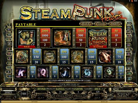 Steam Punk Heroes (Microgaming) Slot Machine .